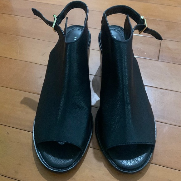 Kenneth Cole leather peep toe sandals size 9.5 - Picture 3 of 11